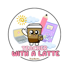 Teacher with a latte